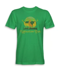 Online Nayked Apparel Men'S Ridiculously Soft Midweight Graphic Tee | Yellowstone Park