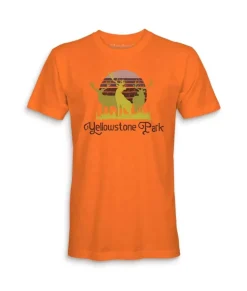 Online Nayked Apparel Men'S Ridiculously Soft Midweight Graphic Tee | Yellowstone Park