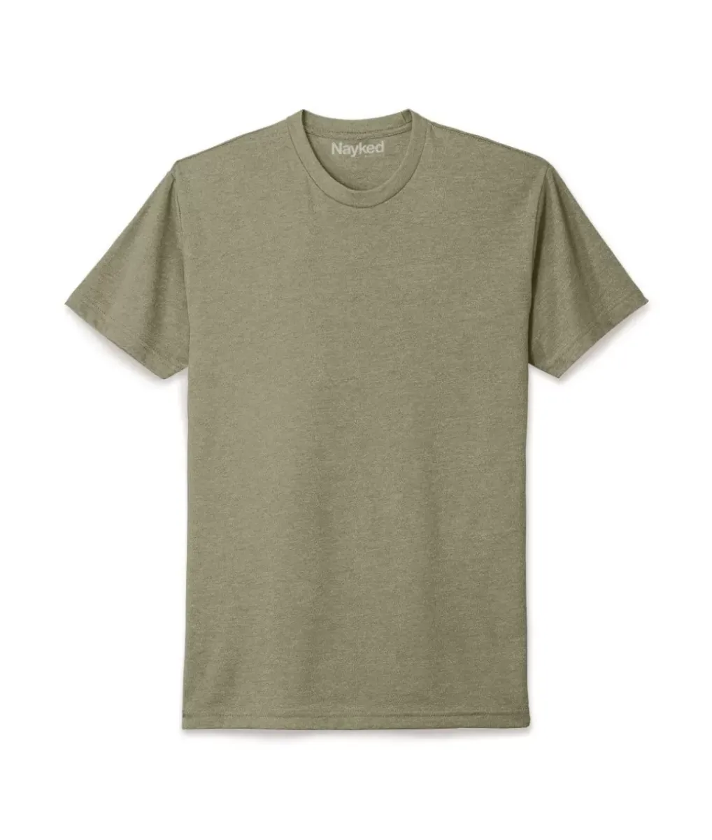 Hot Nayked Apparel Men'S Ridiculously Soft Midweight Crew T-Shirt | New Arrival Colors