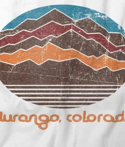 Discount Nayked Apparel Men'S Ridiculously Soft Midweight Graphic Tee | Durango Colorado