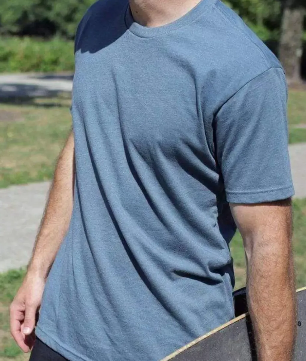 Sale Nayked Apparel Men'S Ridiculously Soft Midweight Crew T-Shirt | Classic