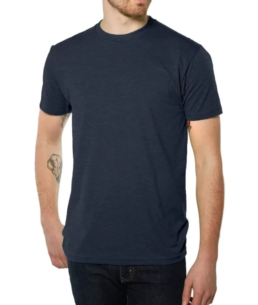 Sale Nayked Apparel Men'S Ridiculously Soft Midweight Crew T-Shirt | Classic