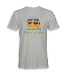 Online Nayked Apparel Men'S Ridiculously Soft Midweight Graphic Tee | Yellowstone Park