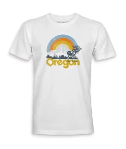 Best Nayked Apparel Men'S Ridiculously Soft Midweight Graphic Tee | Oregon