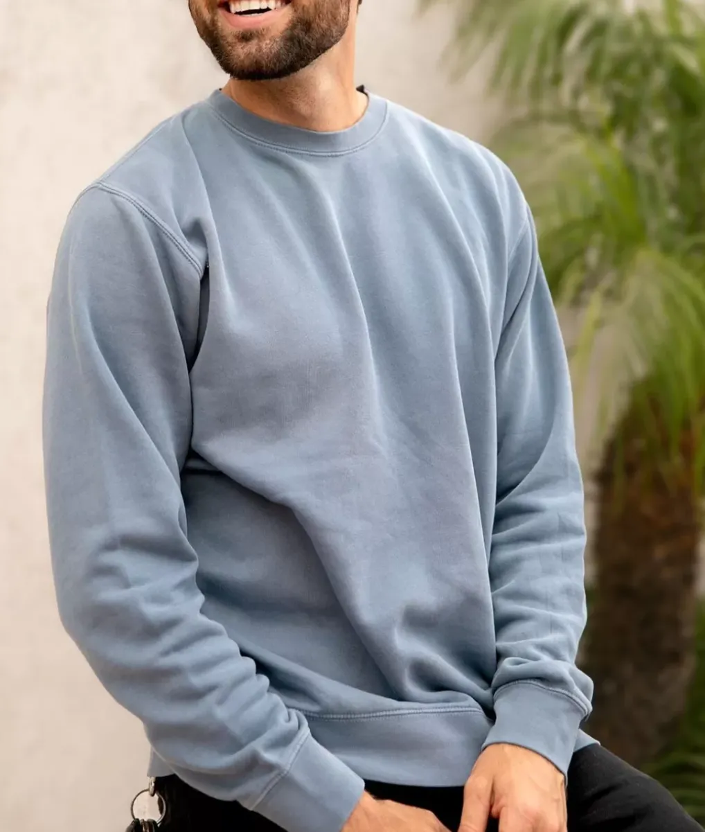 Clearance Nayked Apparel Men'S Ridiculously Soft Pigment-Dyed Sweatshirt