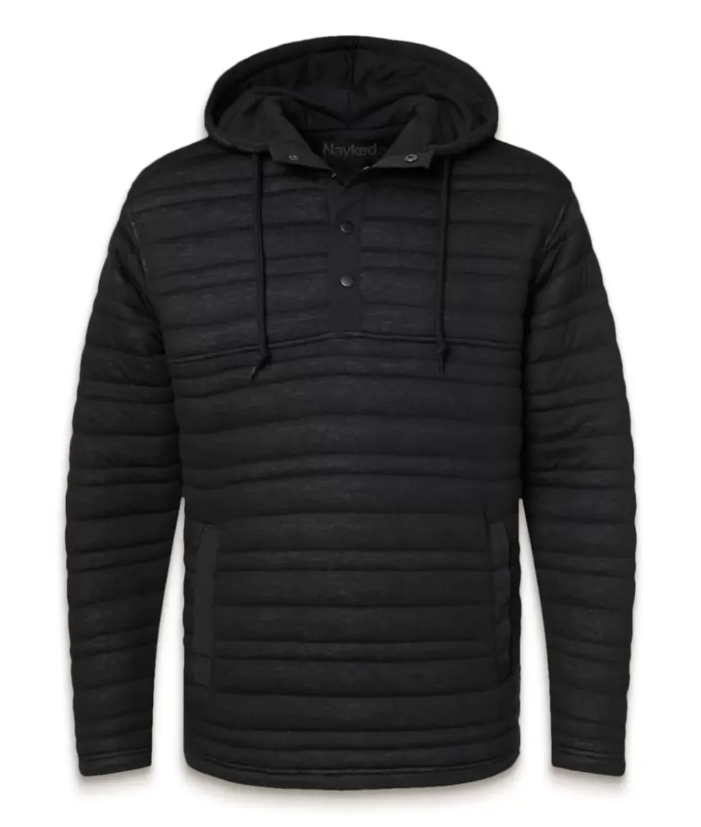 Clearance Nayked Apparel Men'S Ridiculously Soft Quilted Anorak