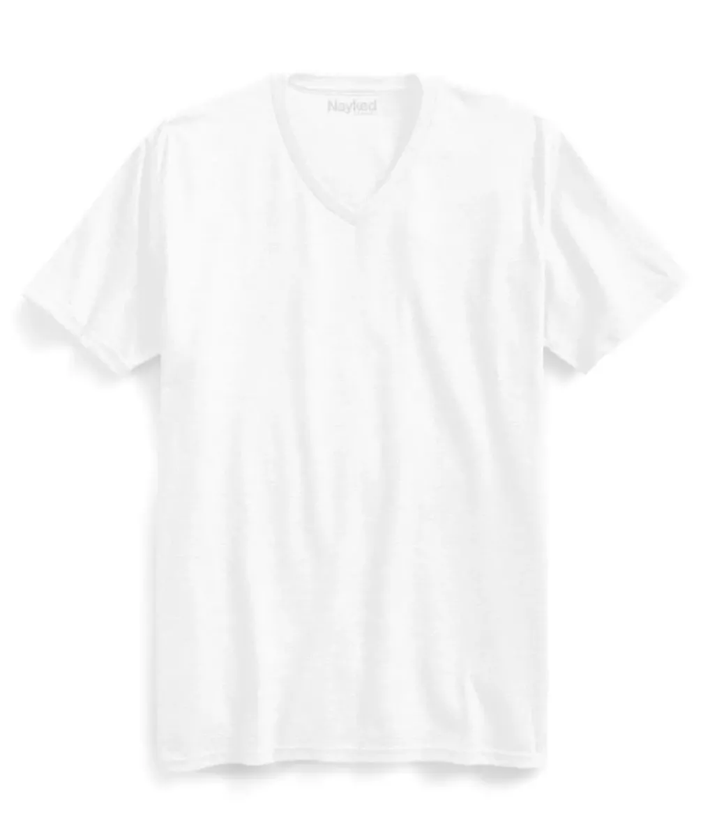 Sale Nayked Apparel Men'S Ridiculously Soft Recycled Lightweight V-Neck T-Shirt