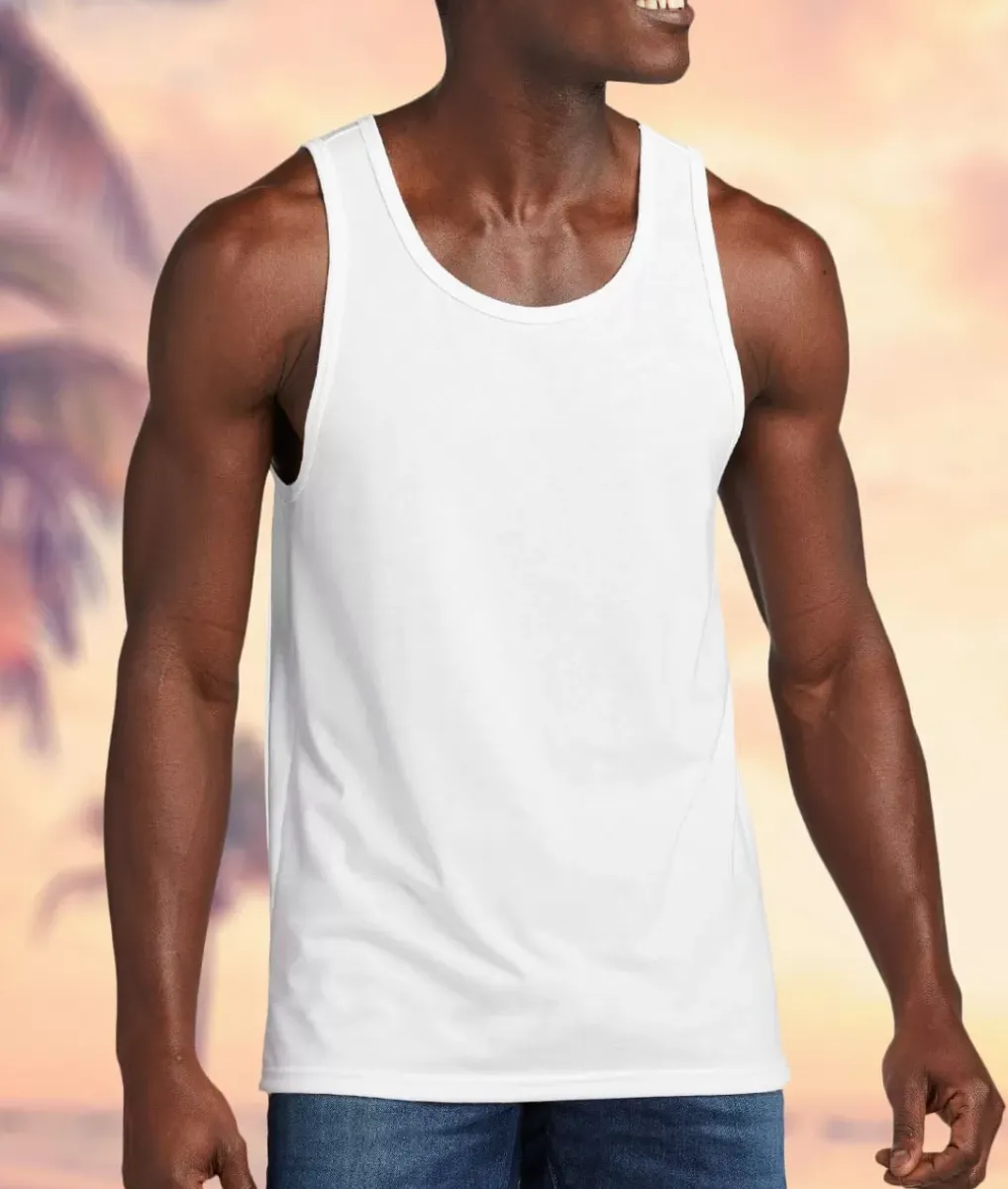 Fashion Nayked Apparel Men'S Ridiculously Soft Recycled Lightweight Tank