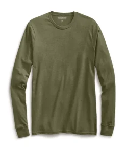 New Nayked Apparel Men'S Ridiculously Soft Recycled Lightweight Long Sleeve T-Shirt