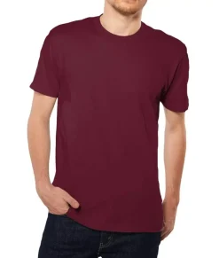 Online Nayked Apparel Men'S Ridiculously Soft Short Sleeve Crew Neck 100% Cotton T-Shirt | Classic