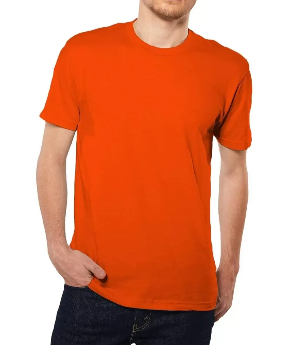 Online Nayked Apparel Men'S Ridiculously Soft Short Sleeve Crew Neck 100% Cotton T-Shirt | Classic