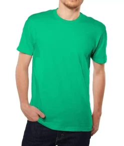 Online Nayked Apparel Men'S Ridiculously Soft Short Sleeve Crew Neck 100% Cotton T-Shirt | Classic