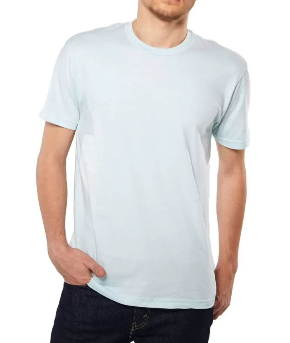 Online Nayked Apparel Men'S Ridiculously Soft Short Sleeve Crew Neck 100% Cotton T-Shirt | Classic