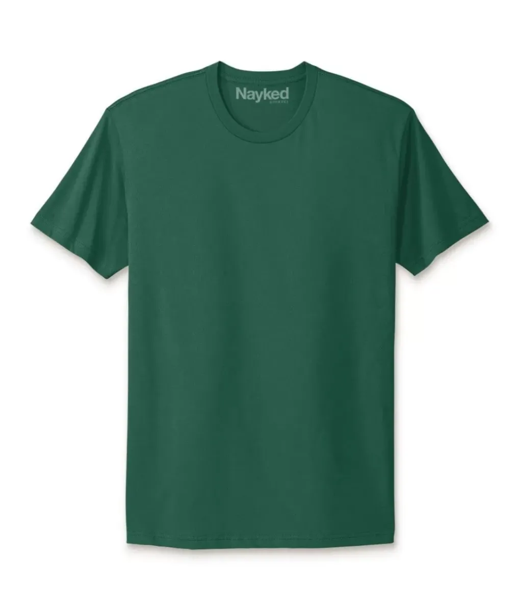 Hot Nayked Apparel Men'S Ridiculously Soft Short Sleeve Crew Neck 100% Cotton T-Shirt | New Arrival Colors