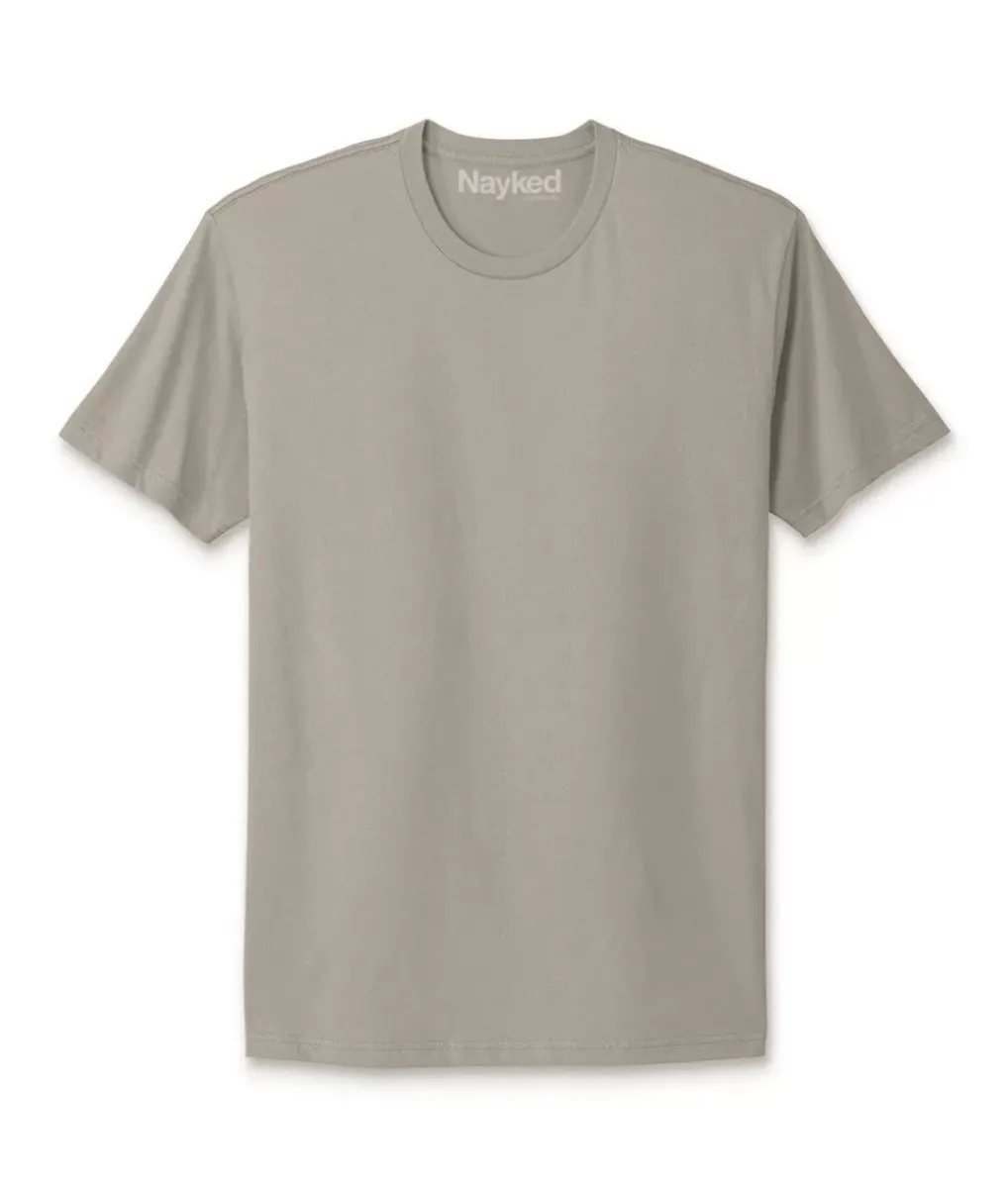 Hot Nayked Apparel Men'S Ridiculously Soft Short Sleeve Crew Neck 100% Cotton T-Shirt | New Arrival Colors