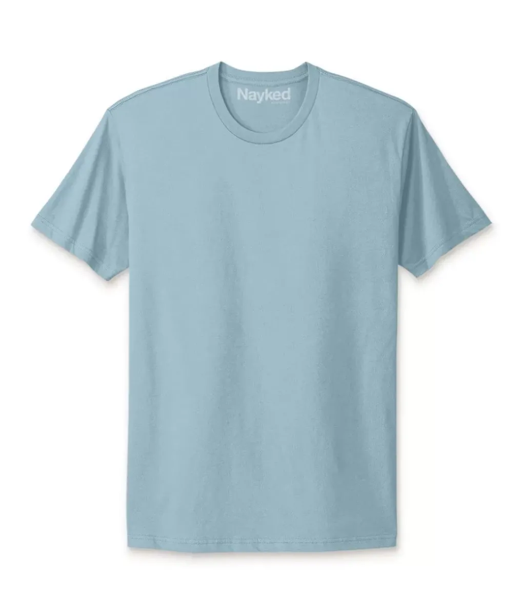 Hot Nayked Apparel Men'S Ridiculously Soft Short Sleeve Crew Neck 100% Cotton T-Shirt | New Arrival Colors