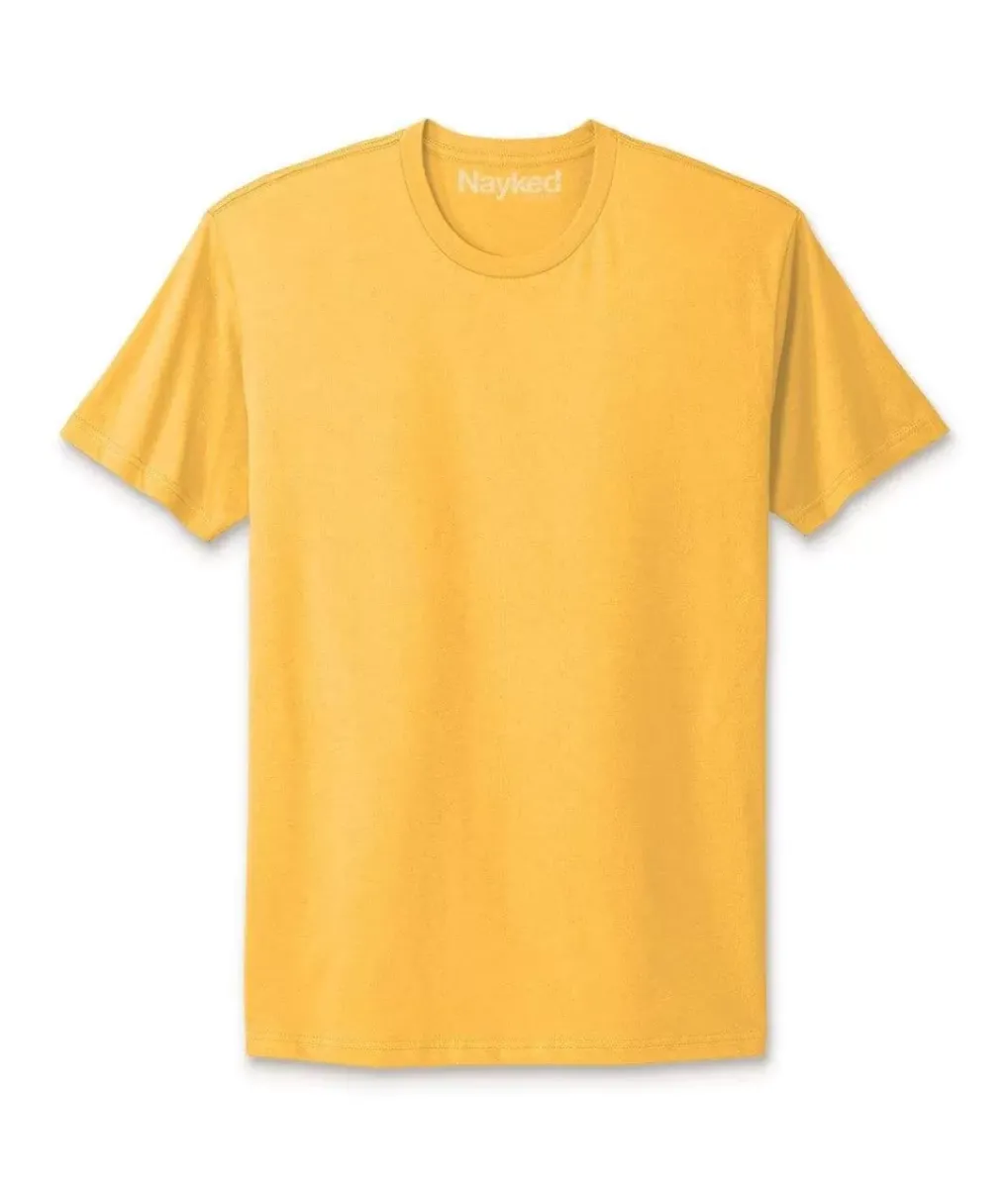 Hot Nayked Apparel Men'S Ridiculously Soft Short Sleeve Crew Neck 100% Cotton T-Shirt | New Arrival Colors