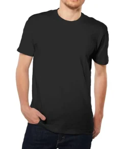 New Nayked Apparel Men'S Ridiculously Soft Short Sleeve Crew Neck 100% Cotton T-Shirt | Classic
