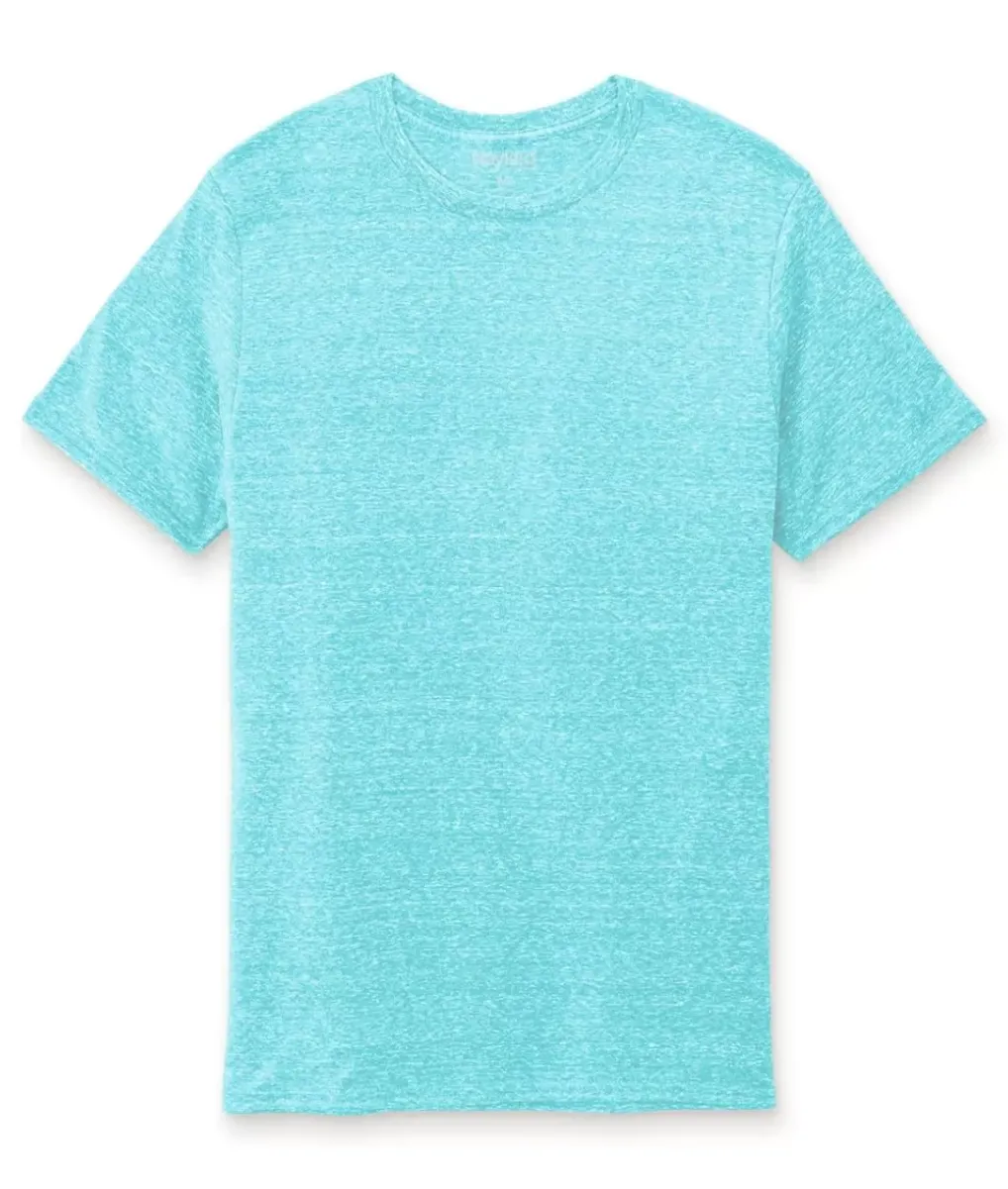 Fashion Nayked Apparel Men'S Ridiculously Soft Snow Heather Crew Neck T-Shirt