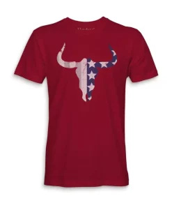 Clearance Nayked Apparel Men'S Ridiculously Soft Sueded Graphic Tee | Bull