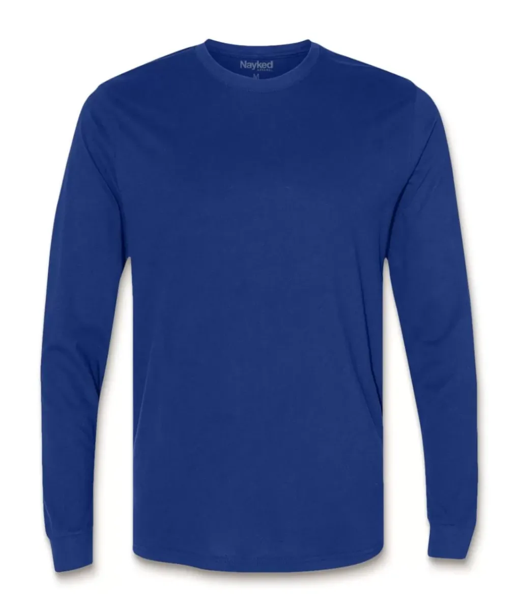 Discount Nayked Apparel Men'S Ridiculously Soft Sueded Long Sleeve T-Shirt
