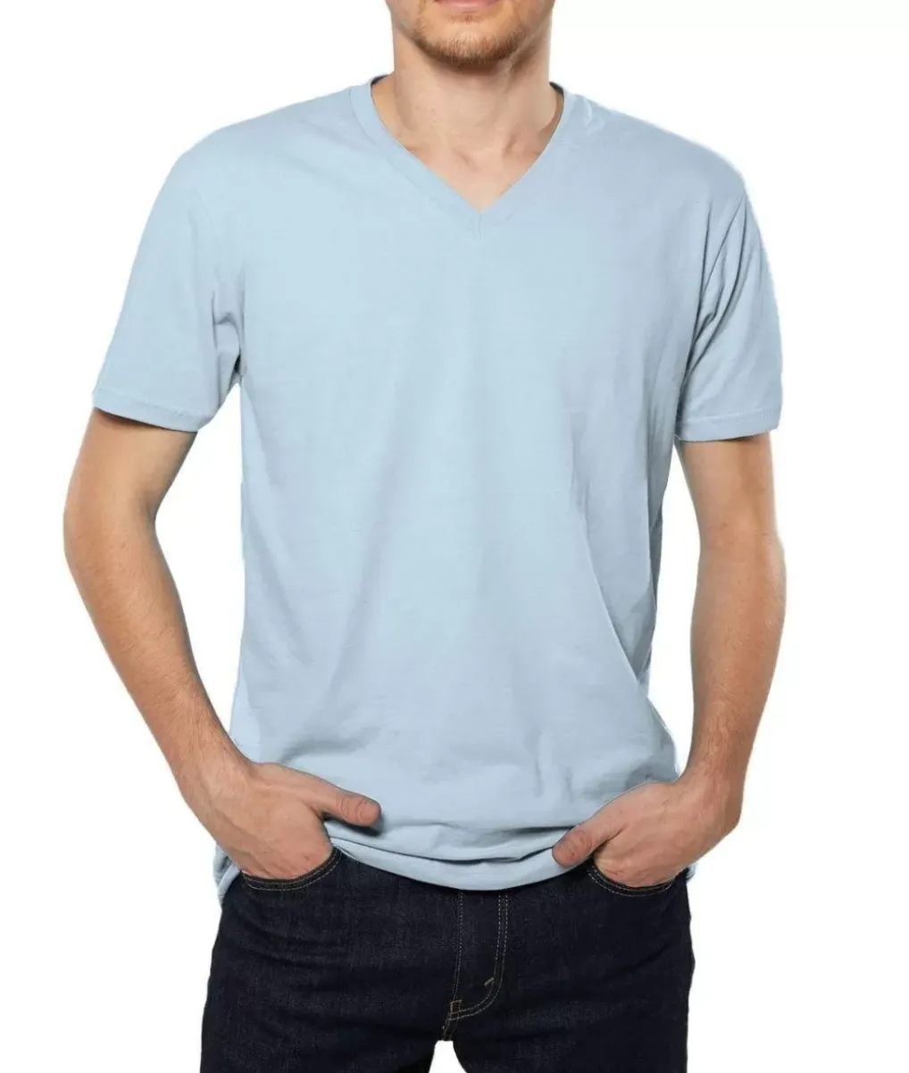 Sale Nayked Apparel Men'S Ridiculously Soft Sueded V-Neck