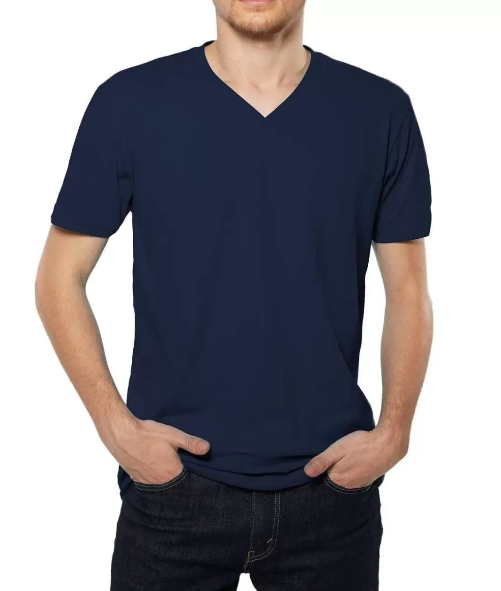 Sale Nayked Apparel Men'S Ridiculously Soft Sueded V-Neck