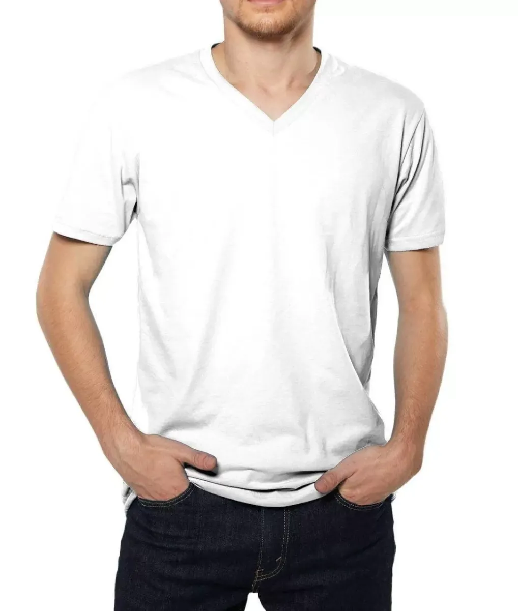 Discount Nayked Apparel Men'S Ridiculously Soft Sueded V-Neck