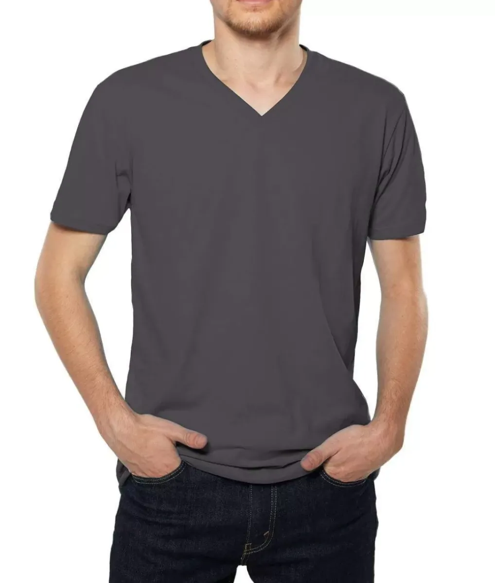 Discount Nayked Apparel Men'S Ridiculously Soft Sueded V-Neck