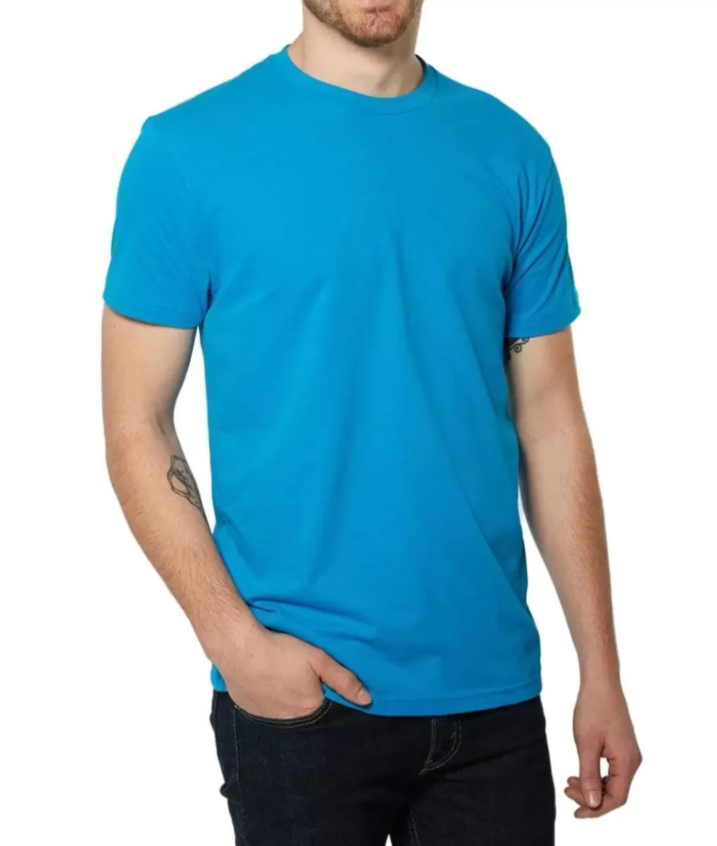 Fashion Nayked Apparel Men'S Ridiculously Soft Sueded Crew T-Shirt | Classic