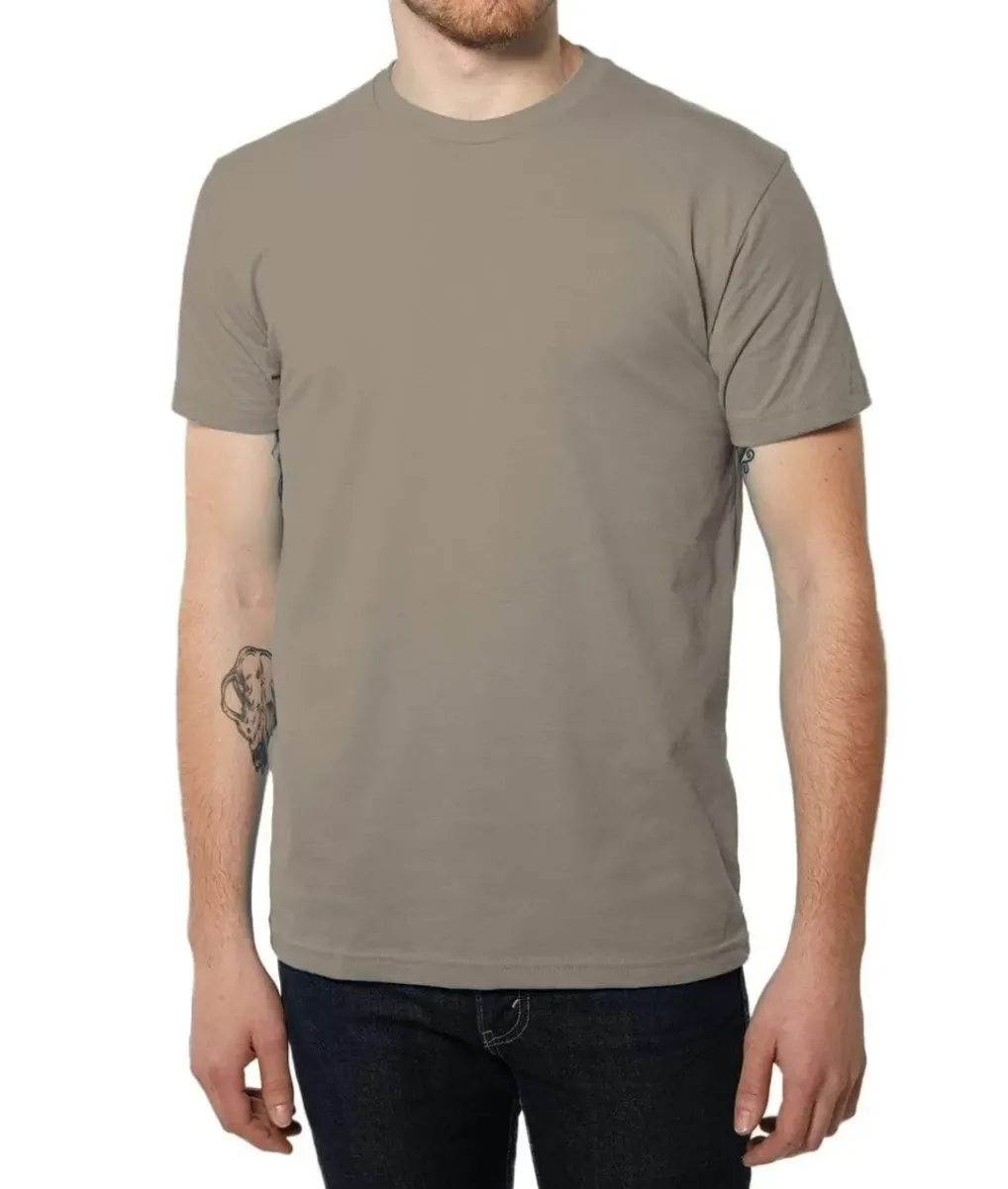 Outlet Nayked Apparel Men'S Ridiculously Soft Sueded Crew T-Shirt | Classic