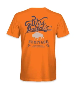 Clearance Nayked Apparel Men'S Ridiculously Soft Sueded Graphic Tee | Wild Buffalo