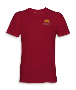 Clearance Nayked Apparel Men'S Ridiculously Soft Sueded Graphic Tee | Wild Buffalo