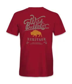 Clearance Nayked Apparel Men'S Ridiculously Soft Sueded Graphic Tee | Wild Buffalo