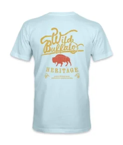 Clearance Nayked Apparel Men'S Ridiculously Soft Sueded Graphic Tee | Wild Buffalo