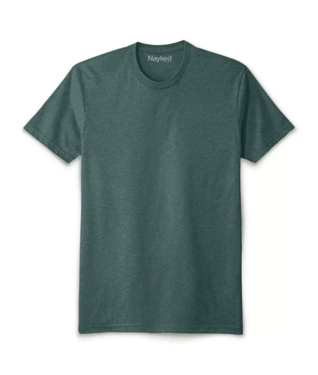Fashion Nayked Apparel Men'S Ridiculously Soft Sueded Crew T-Shirt | New Arrival Colors
