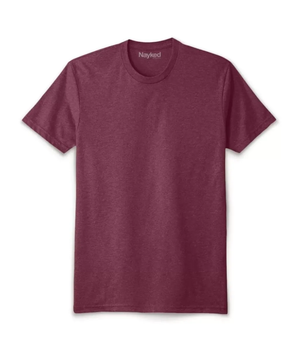 Fashion Nayked Apparel Men'S Ridiculously Soft Sueded Crew T-Shirt | New Arrival Colors