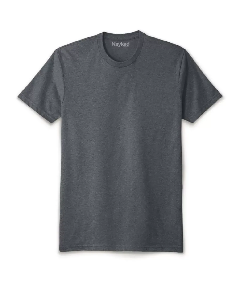 Fashion Nayked Apparel Men'S Ridiculously Soft Sueded Crew T-Shirt | New Arrival Colors