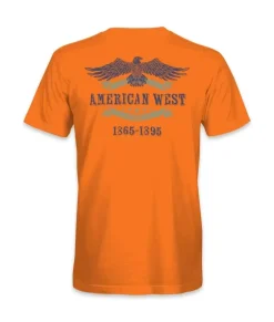 New Nayked Apparel Men'S Ridiculously Soft Sueded Graphic Tee | American West