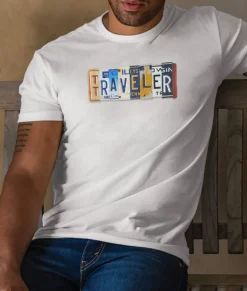 Discount Nayked Apparel Men'S Ridiculously Soft Sueded Graphic Tee | Traveler