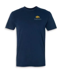 Discount Nayked Apparel Men'S Ridiculously Soft Sueded Graphic Tee | Wild Buffalo