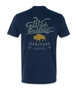 Discount Nayked Apparel Men'S Ridiculously Soft Sueded Graphic Tee | Wild Buffalo