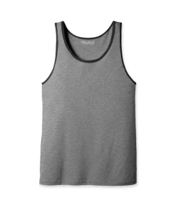 Fashion Nayked Apparel Men'S Ridiculously Soft Two-Tone Lightweight Tank Top