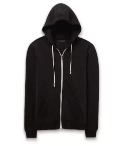 New Nayked Apparel Men'S Ridiculously Soft Vintage Recycled Fleece Full-Zip Hoodie