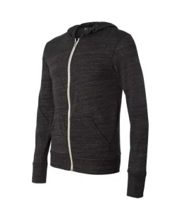 Sale Nayked Apparel Men'S Ridiculously Soft Vintage Recycled Full-Zip Hooded T-Shirt