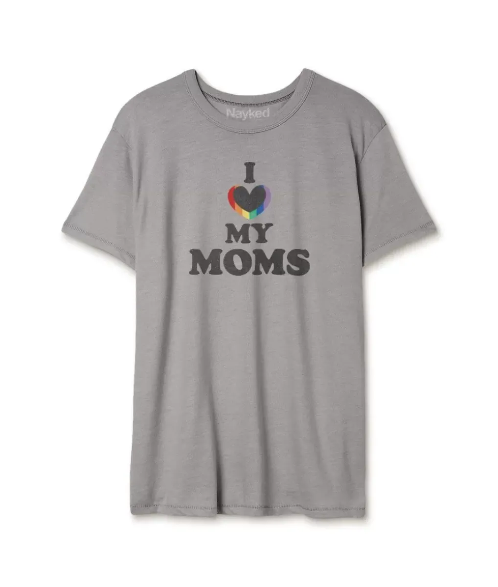 Clearance Nayked Apparel Men'S Ridiculously Soft Vintage Graphic T-Shirt | I Love My Moms