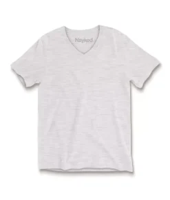 Hot Nayked Apparel Men'S Short Sleeve Slub Jersey V-Neck T-Shirt