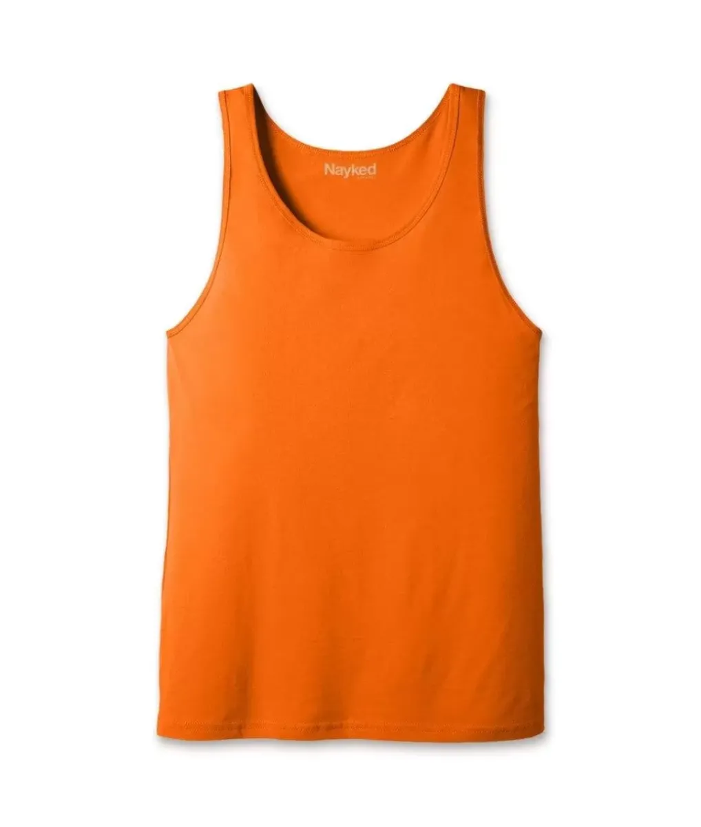 Online Nayked Apparel Men'S Soft 100% Cotton Lightweight Tank Top