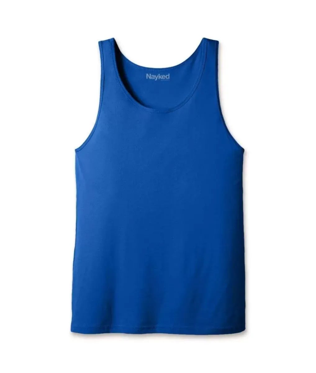 Online Nayked Apparel Men'S Soft 100% Cotton Lightweight Tank Top