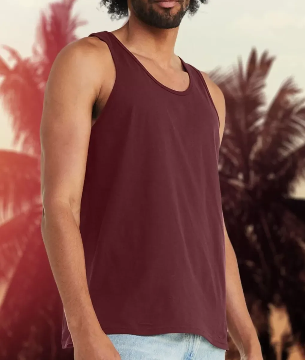 Fashion Nayked Apparel Men'S Soft 100% Cotton Lightweight Tank Top
